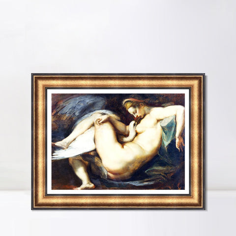 INVIN ART Framed Canvas Art Giclee Print Series#147 by Peter Paul Rubens Wall Art Living Room Home Office Decorations