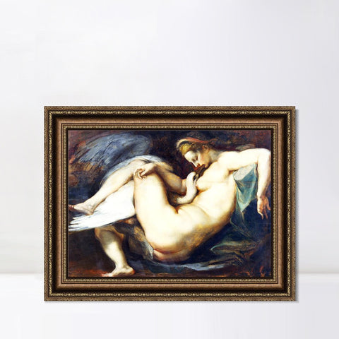 INVIN ART Framed Canvas Art Giclee Print Series#147 by Peter Paul Rubens Wall Art Living Room Home Office Decorations