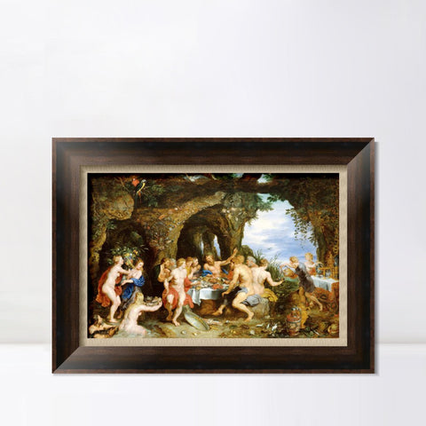 INVIN ART Framed Canvas Art Giclee Print Series#148 by Peter Paul Rubens Wall Art Living Room Home Office Decorations