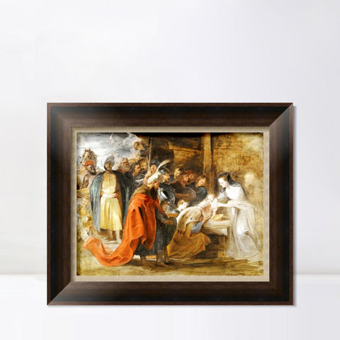 INVIN ART Framed Canvas Art Giclee Print Series#149 by Peter Paul Rubens Wall Art Living Room Home Office Decorations