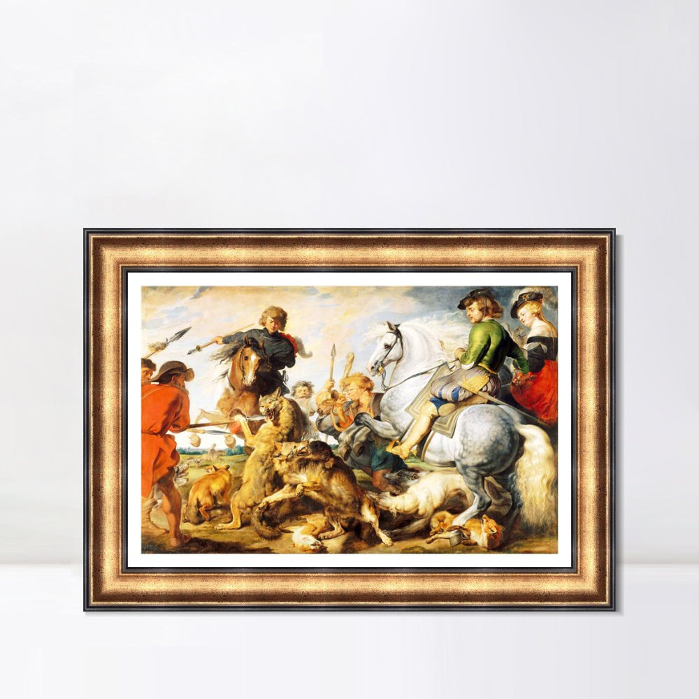 INVIN ART Framed Canvas Art Giclee Print Series#150 by Peter Paul Rubens Wall Art