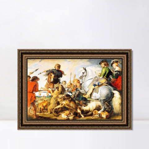 INVIN ART Framed Canvas Art Giclee Print Series#150 by Peter Paul Rubens Wall Art Living Room Home Office Decorations
