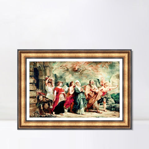 INVIN ART Framed Canvas Art Giclee Print Series#154 by Peter Paul Rubens Wall Art Living Room Home Office Decorations