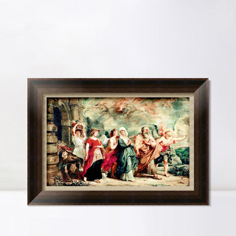 INVIN ART Framed Canvas Art Giclee Print Series#154 by Peter Paul Rubens Wall Art Living Room Home Office Decorations