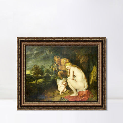 INVIN ART Framed Canvas Art Giclee Print Series#155 by Peter Paul Rubens Wall Art Living Room Home Office Decorations