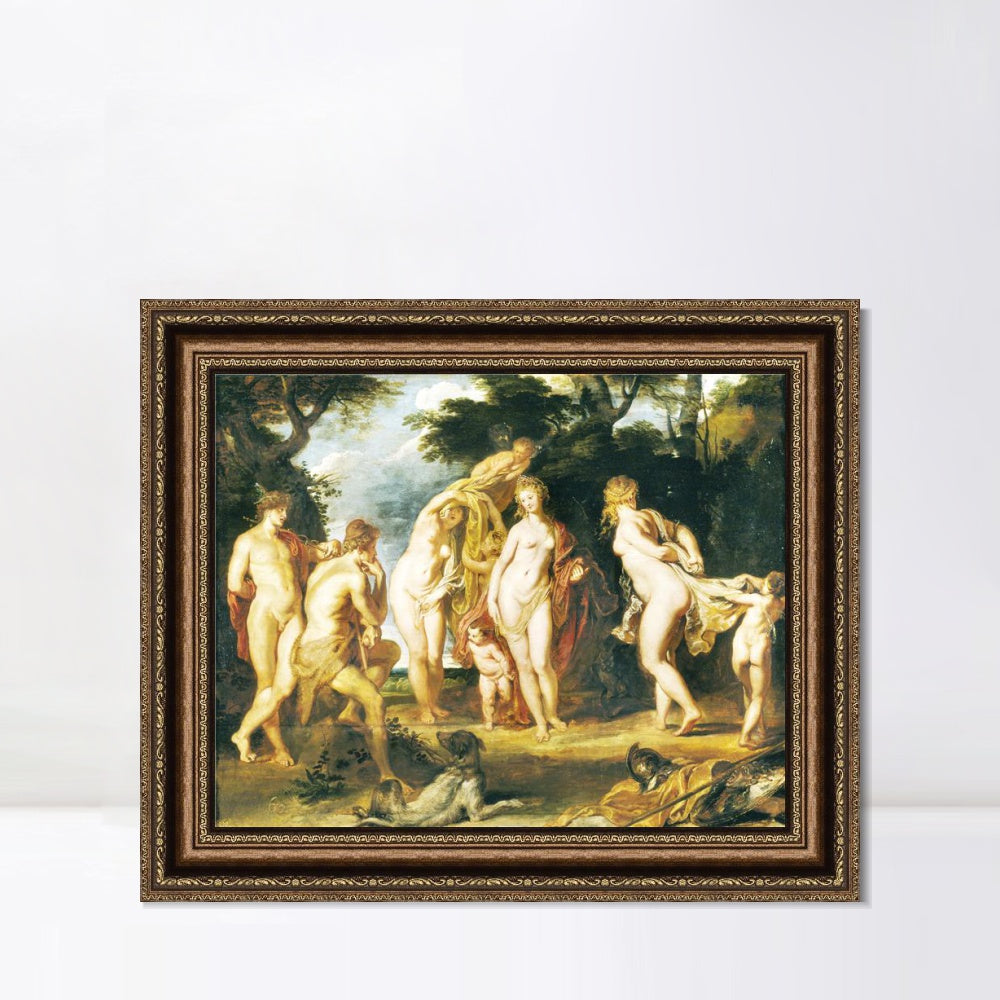 INVIN ART Framed Canvas Art Giclee Print Series#156 by Peter Paul Rubens Wall Art Living Room Home Office Decorations