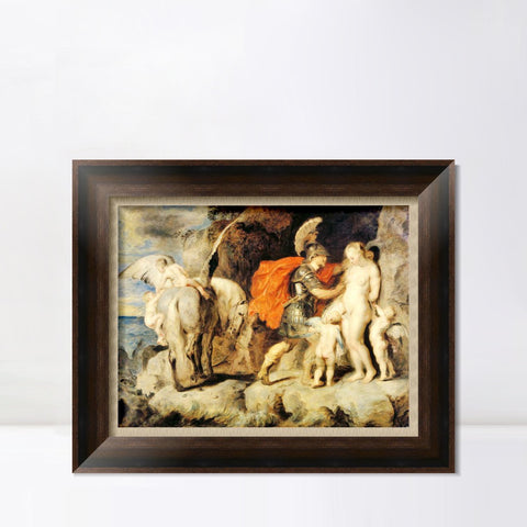 INVIN ART Framed Canvas Art Giclee Print Series#157 by Peter Paul Rubens Wall Art Living Room Home Office Decorations