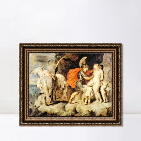 INVIN ART Framed Canvas Art Giclee Print Series#157 by Peter Paul Rubens Wall Art Living Room Home Office Decorations