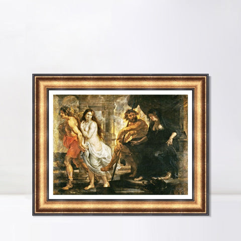 INVIN ART Framed Canvas Art Giclee Print Series#158 by Peter Paul Rubens Wall Art Living Room Home Office Decorations