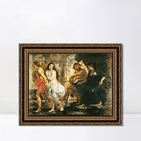 INVIN ART Framed Canvas Art Giclee Print Series#158 by Peter Paul Rubens Wall Art Living Room Home Office Decorations