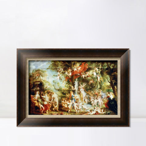 INVIN ART Framed Canvas Art Giclee Print Series#159 by Peter Paul Rubens Wall Art Living Room Home Office Decorations