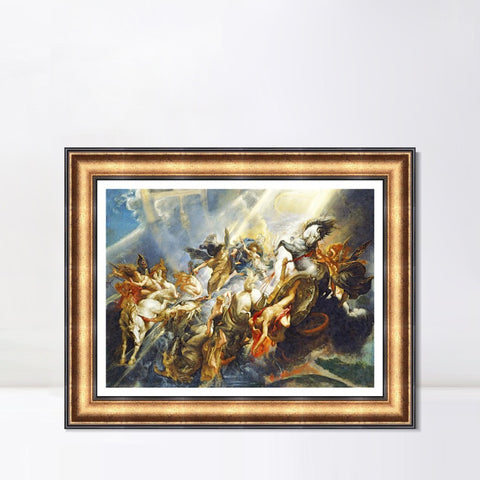 INVIN ART Framed Canvas Art Giclee Print Series#162 by Peter Paul Rubens Wall Art Living Room Home Office Decorations