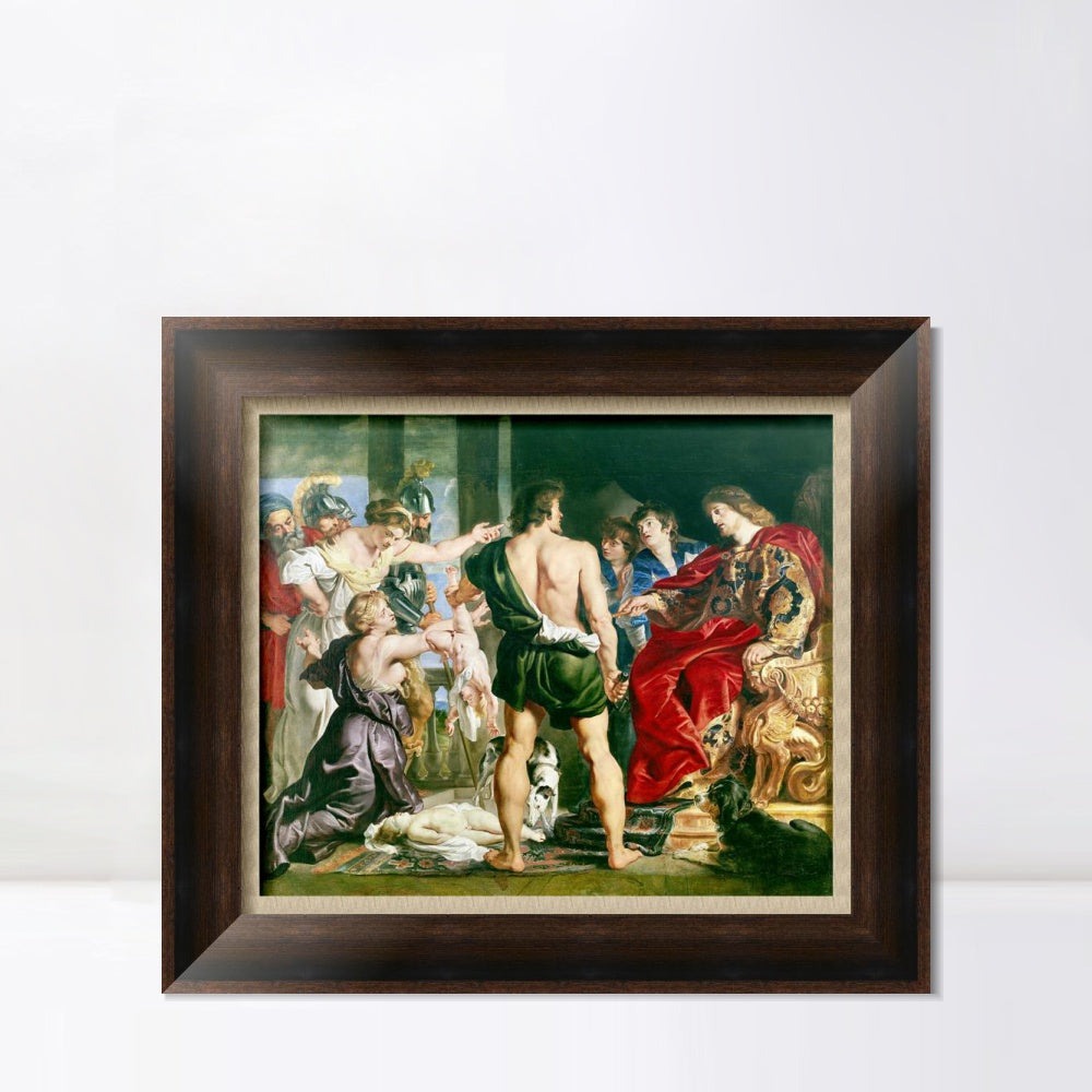 INVIN ART Framed Canvas Art Giclee Print Series#163 by Peter Paul Rubens Wall Art
