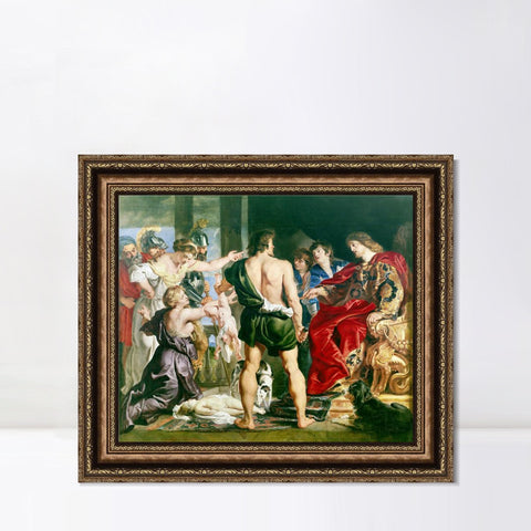 INVIN ART Framed Canvas Art Giclee Print Series#163 by Peter Paul Rubens Wall Art Living Room Home Office Decorations