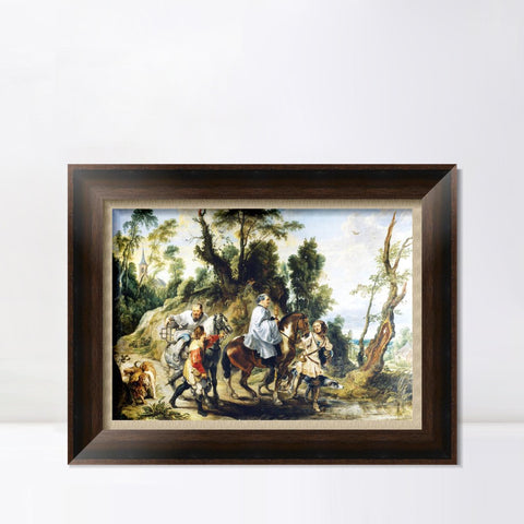 INVIN ART Framed Canvas Art Giclee Print Series#164 by Peter Paul Rubens Wall Art Living Room Home Office Decorations
