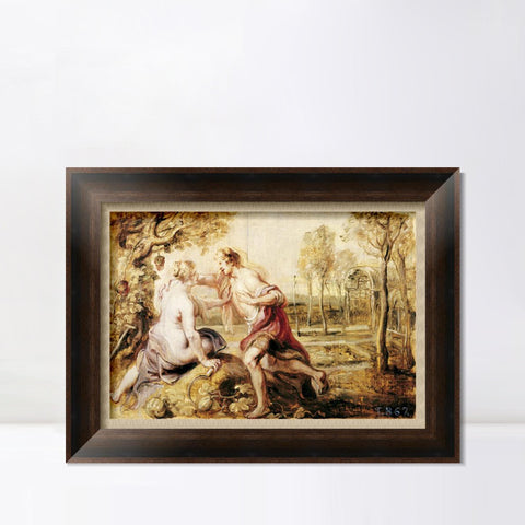 INVIN ART Framed Canvas Art Giclee Print Series#165 by Peter Paul Rubens Wall Art Living Room Home Office Decorations