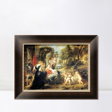 INVIN ART Framed Canvas Art Giclee Print Series#167 by Peter Paul Rubens Wall Art Living Room Home Office Decorations