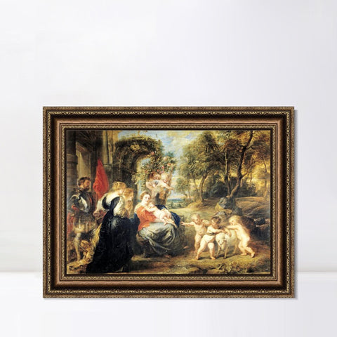 INVIN ART Framed Canvas Art Giclee Print Series#167 by Peter Paul Rubens Wall Art Living Room Home Office Decorations