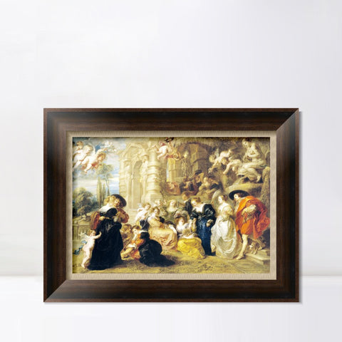 INVIN ART Framed Canvas Art Giclee Print Series#168 by Peter Paul Rubens Wall Art Living Room Home Office Decorations