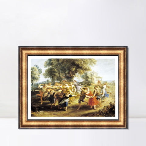 INVIN ART Framed Canvas Art Giclee Print Series#170 by Peter Paul Rubens Wall Art Living Room Home Office Decorations