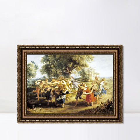INVIN ART Framed Canvas Art Giclee Print Series#170 by Peter Paul Rubens Wall Art Living Room Home Office Decorations