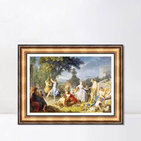 INVIN ART Framed Canvas Art Giclee Print Series#171 by Peter Paul Rubens Wall Art Living Room Home Office Decorations