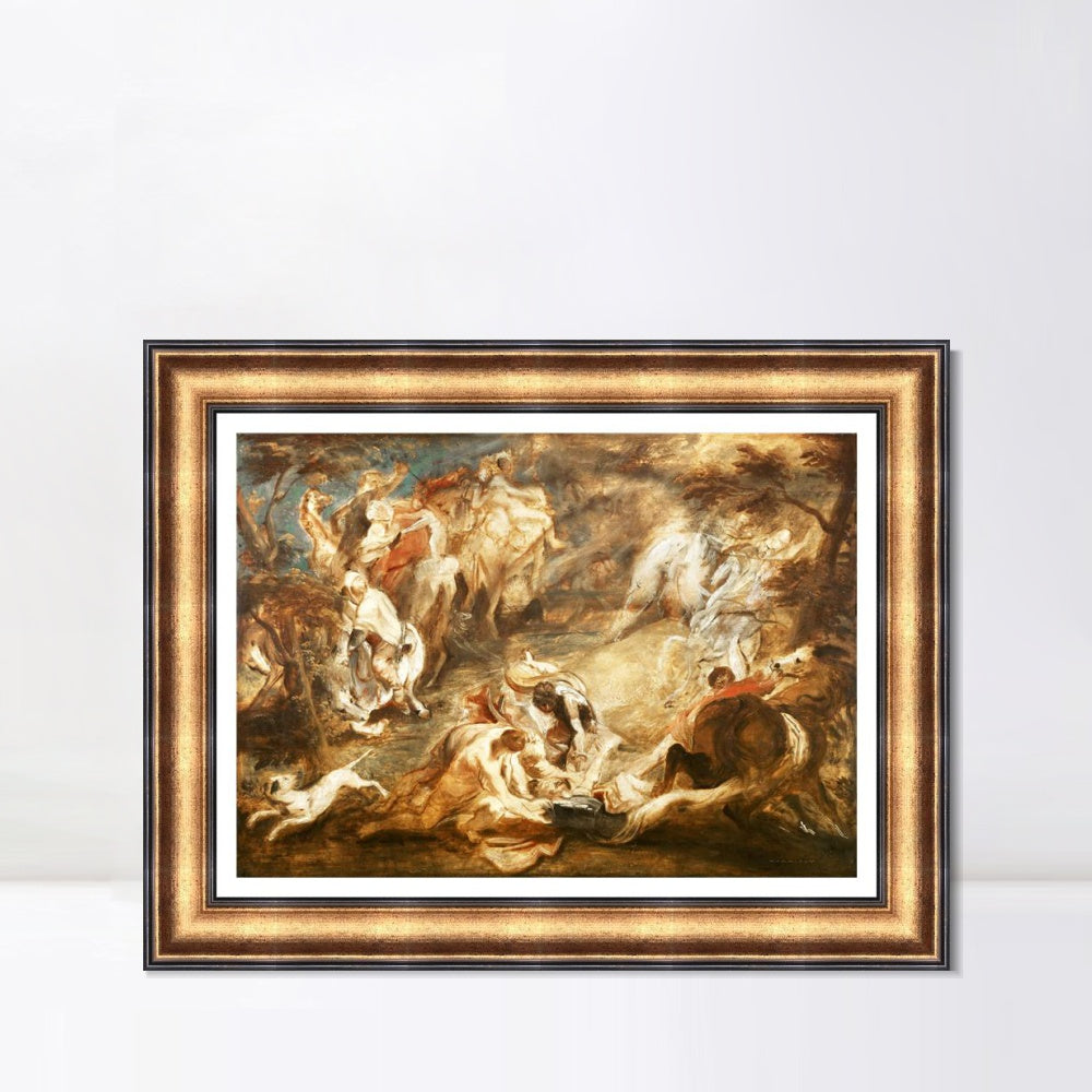 INVIN ART Framed Canvas Art Giclee Print Series#172 by Peter Paul Rubens Wall Art