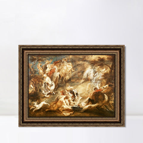 INVIN ART Framed Canvas Art Giclee Print Series#172 by Peter Paul Rubens Wall Art Living Room Home Office Decorations