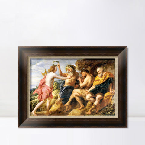 INVIN ART Framed Canvas Art Giclee Print Series#173 by Peter Paul Rubens Wall Art Living Room Home Office Decorations