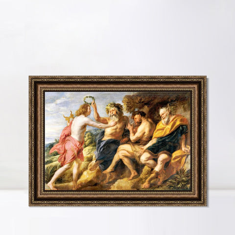 INVIN ART Framed Canvas Art Giclee Print Series#173 by Peter Paul Rubens Wall Art Living Room Home Office Decorations