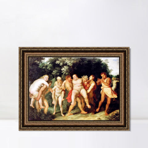 INVIN ART Framed Canvas Art Giclee Print Series#174 by Peter Paul Rubens Wall Art Living Room Home Office Decorations
