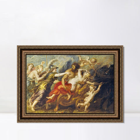 INVIN ART Framed Canvas Art Giclee Print Series#175 by Peter Paul Rubens Wall Art Living Room Home Office Decorations