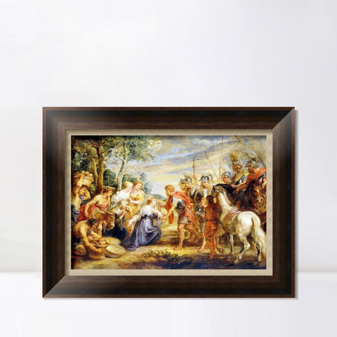 INVIN ART Framed Canvas Art Giclee Print Series#176 by Peter Paul Rubens Wall Art Living Room Home Office Decorations