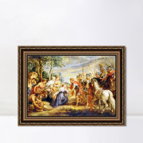 INVIN ART Framed Canvas Art Giclee Print Series#176 by Peter Paul Rubens Wall Art Living Room Home Office Decorations