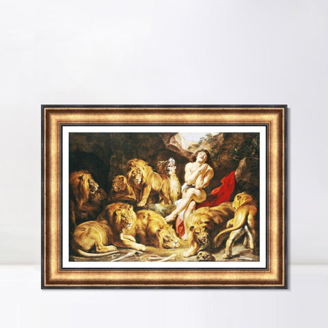 INVIN ART Framed Canvas Art Giclee Print Series#177 by Peter Paul Rubens Wall Art Living Room Home Office Decorations