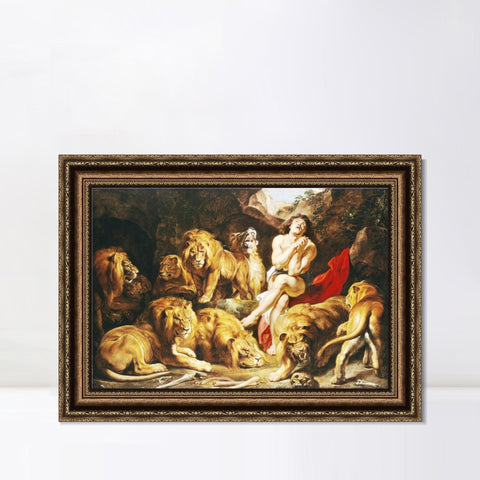 INVIN ART Framed Canvas Art Giclee Print Series#177 by Peter Paul Rubens Wall Art Living Room Home Office Decorations