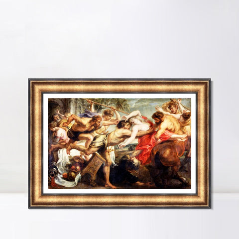 INVIN ART Framed Canvas Art Giclee Print Series#180 by Peter Paul Rubens Wall Art Living Room Home Office Decorations