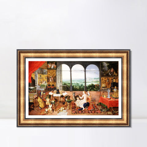 INVIN ART Framed Canvas Art Giclee Print Series#181 by Peter Paul Rubens Wall Art Living Room Home Office Decorations