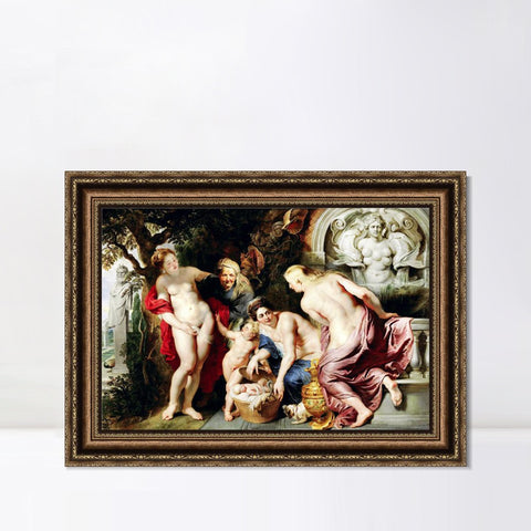 INVIN ART Framed Canvas Art Giclee Print Series#184 by Peter Paul Rubens Wall Art Living Room Home Office Decorations