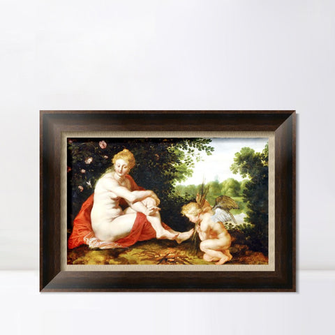 INVIN ART Framed Canvas Art Giclee Print Series#185 by Peter Paul Rubens Wall Art Living Room Home Office Decorations