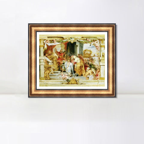 INVIN ART Framed Canvas Art Giclee Print Series#187 by Peter Paul Rubens Wall Art Living Room Home Office Decorations