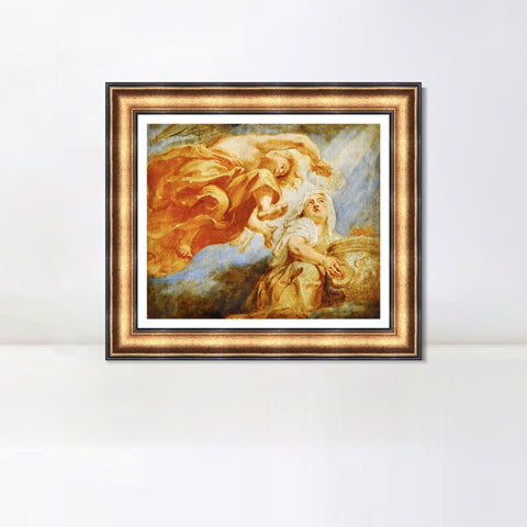 INVIN ART Framed Canvas Art Giclee Print Series#189 by Peter Paul Rubens Wall Art Living Room Home Office Decorations