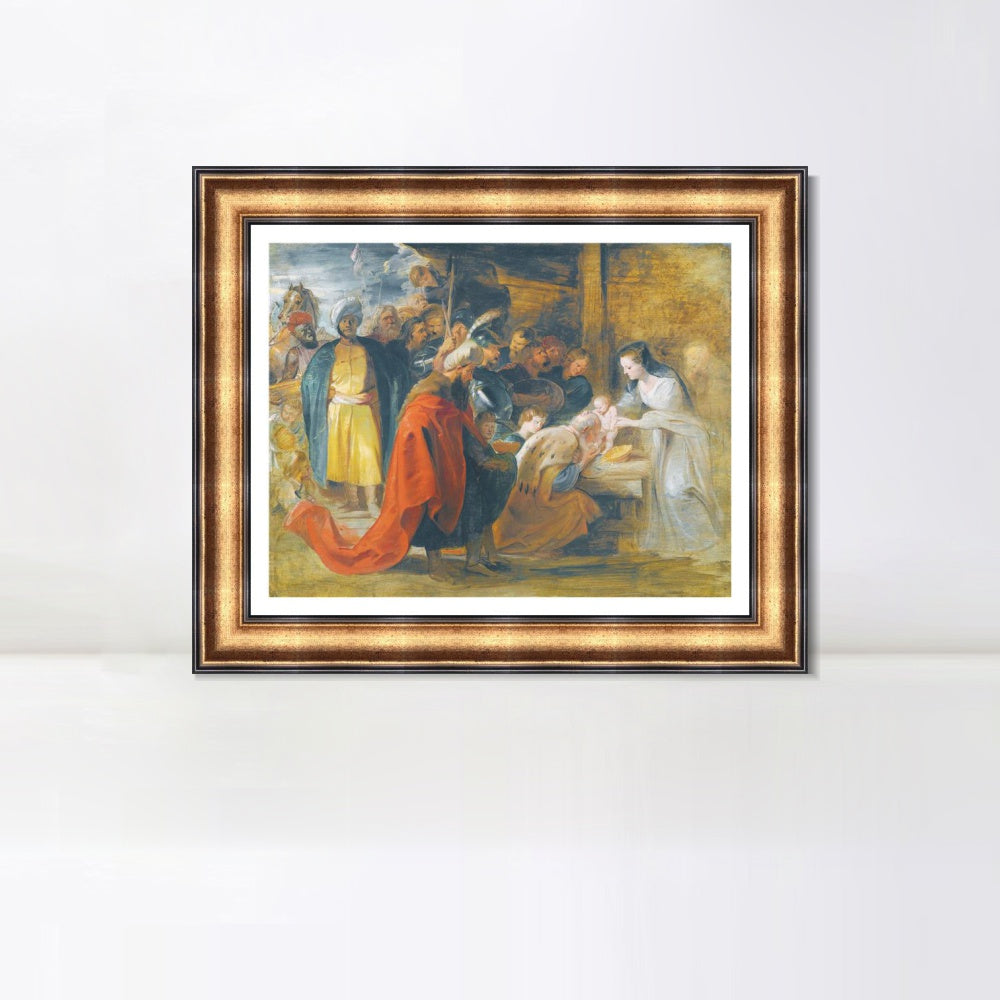INVIN ART Framed Canvas Art Giclee Print Series#191 by Peter Paul Rubens Wall Art
