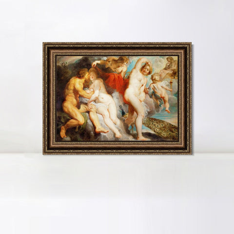 INVIN ART Framed Canvas Art Giclee Print Series#192 by Peter Paul Rubens Wall Art Living Room Home Office Decorations