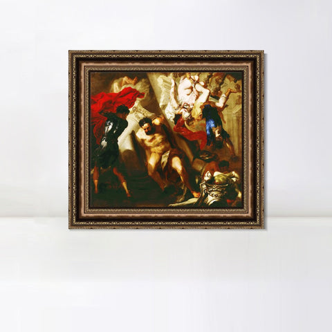 INVIN ART Framed Canvas Art Giclee Print Series#193 by Peter Paul Rubens Wall Art Living Room Home Office Decorations