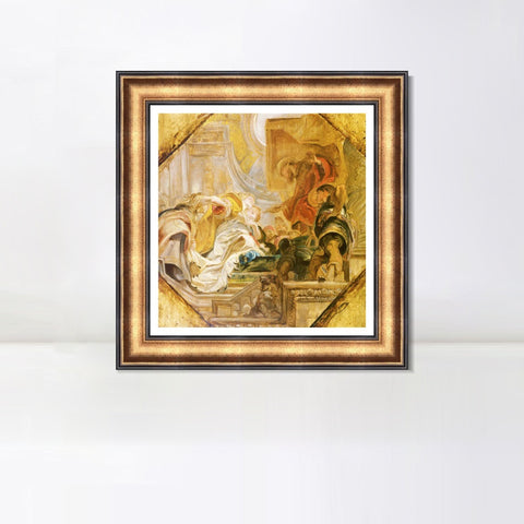 INVIN ART Framed Canvas Art Giclee Print Series#196 by Peter Paul Rubens Wall Art Living Room Home Office Decorations