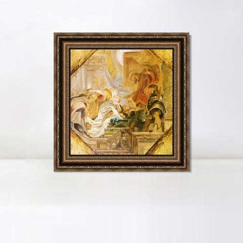 INVIN ART Framed Canvas Art Giclee Print Series#196 by Peter Paul Rubens Wall Art Living Room Home Office Decorations