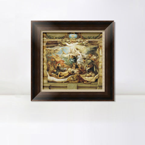 INVIN ART Framed Canvas Art Giclee Print Series#198 by Peter Paul Rubens Wall Art Living Room Home Office Decorations