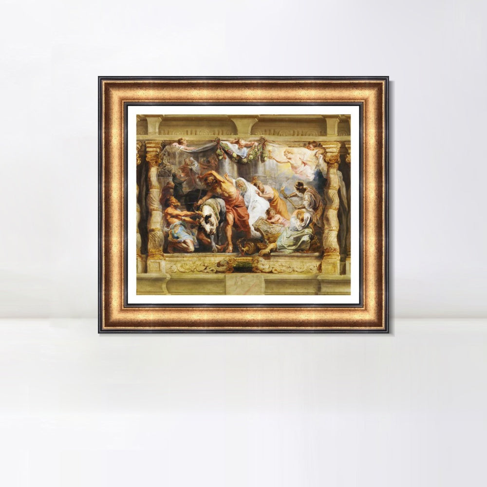INVIN ART Framed Canvas Art Giclee Print Series#199 by Peter Paul Rubens Wall Art