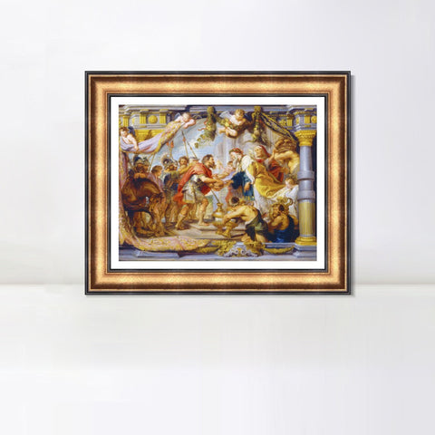 INVIN ART Framed Canvas Art Giclee Print Series#200 by Peter Paul Rubens Wall Art Living Room Home Office Decorations